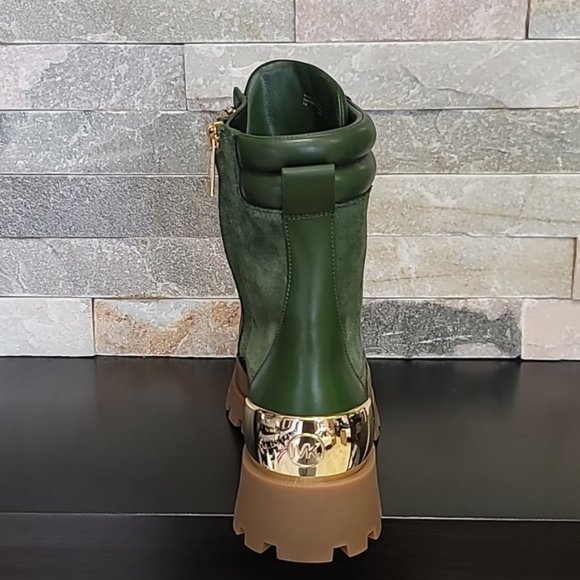 MICHAEL Michael Kors Rowan Women's Suede Logo Boot - Picture 9 of 13